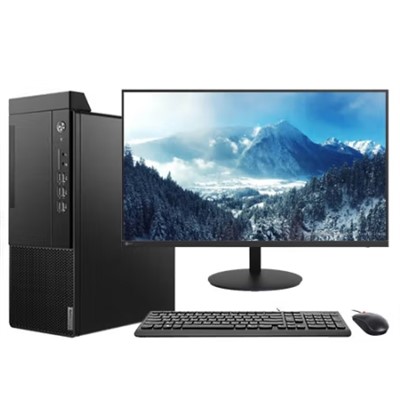 聯(lián)想(Lenovo) M450臺式計算機  商務辦公臺式機 主機+23.8顯示器 (i3-12100 16G 512G固態(tài) 23.8)